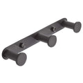 BigBig Home Black Towel Hook, Bathroom Wall Hook Rack with 6 Hooks Matte Bedroom Coat Hook Kitchen Robe Hanger Wall Mount