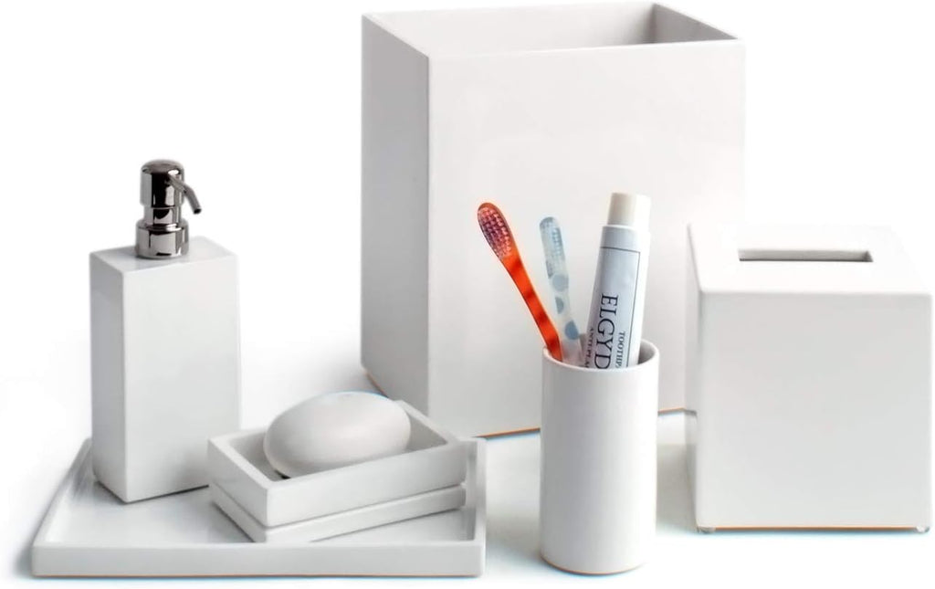 Jonathan Adler Lacquer Bath Soap Dish, One Size, White