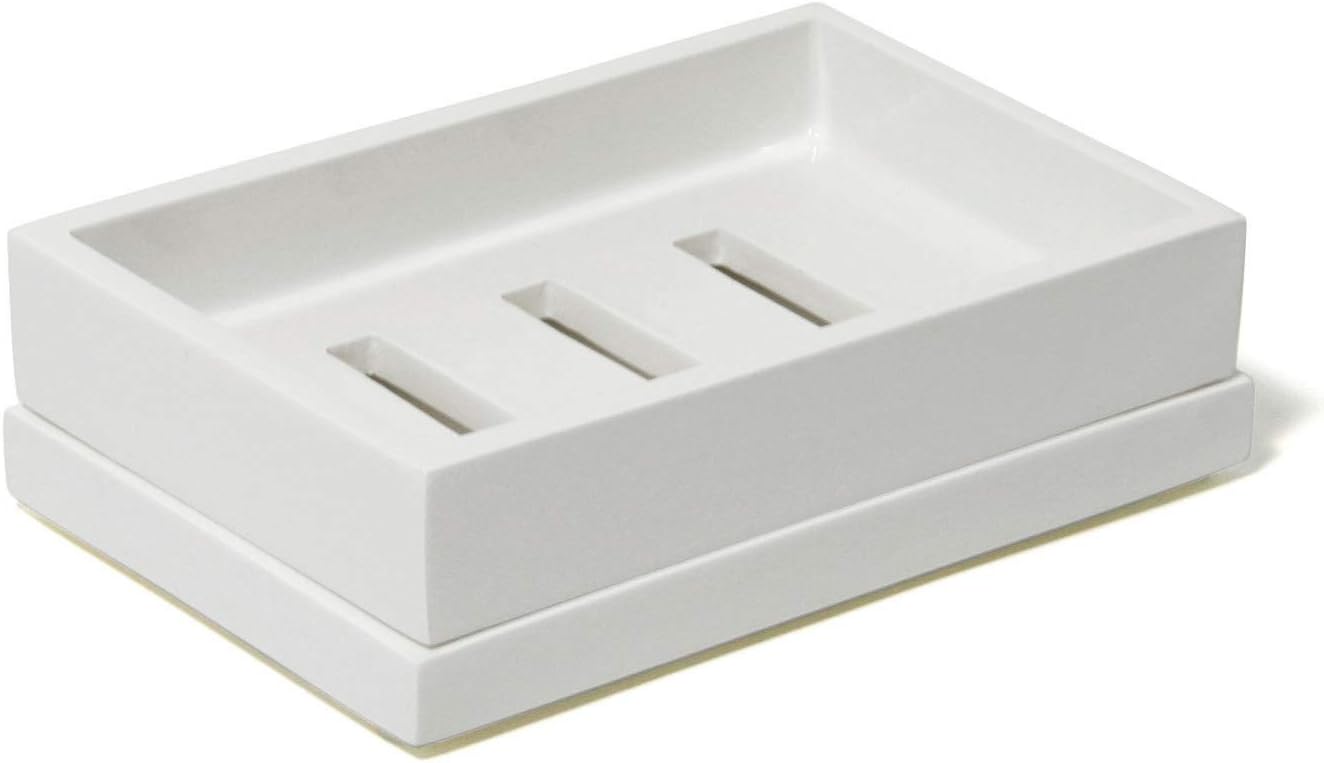 Jonathan Adler Lacquer Bath Soap Dish, One Size, White