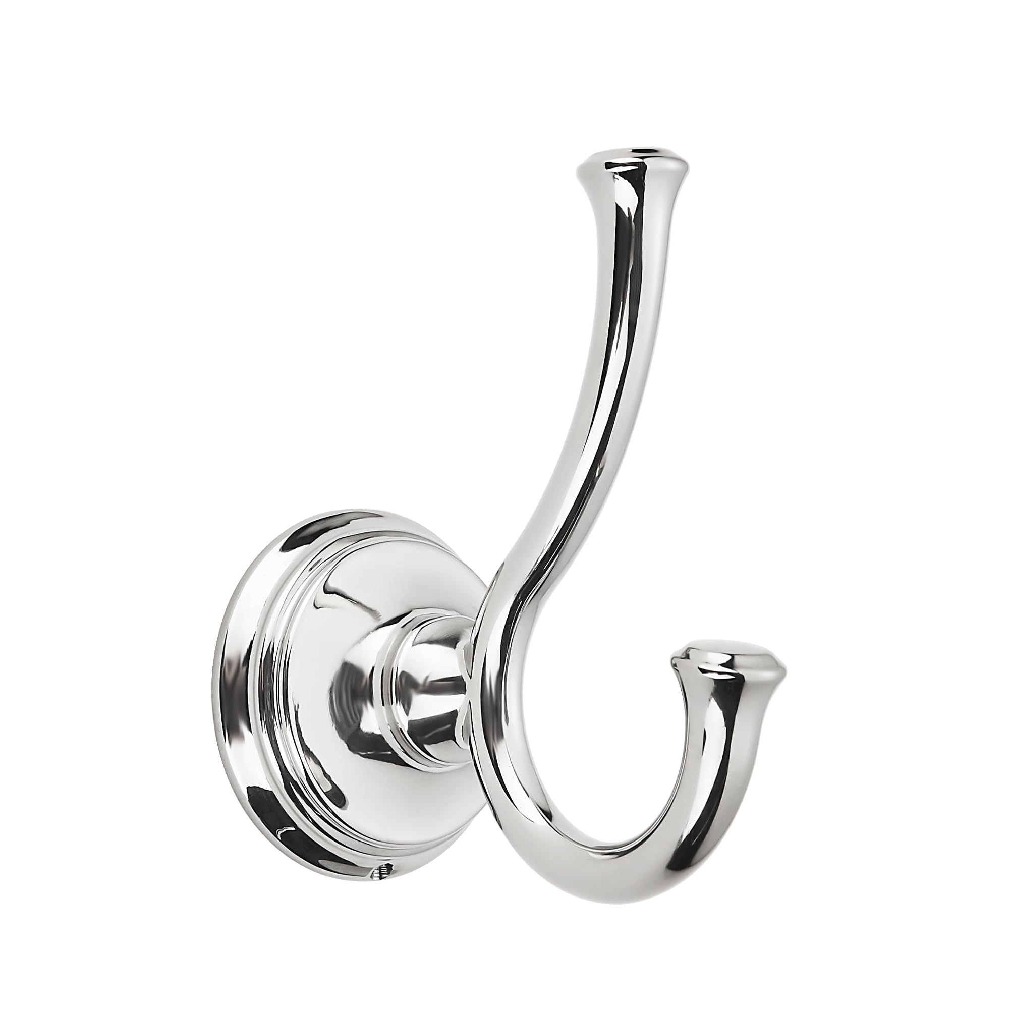 TUNNY Towel Hook Bathroom-2 Pack Matte Black Double Robe/Towel Hook Wall Mounted Hook for Bathroom Bedroom Kitchen