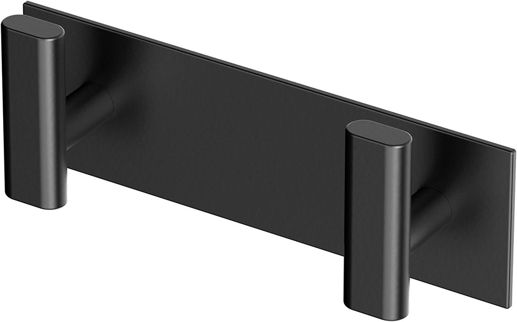 Gatco 1283 Elevate All Modern Décor Double Rectangle Hook, Chrome/Wall Mounted 6.5" W X 2" H 2-Hook/Robe, Towel Hook for Bathroom