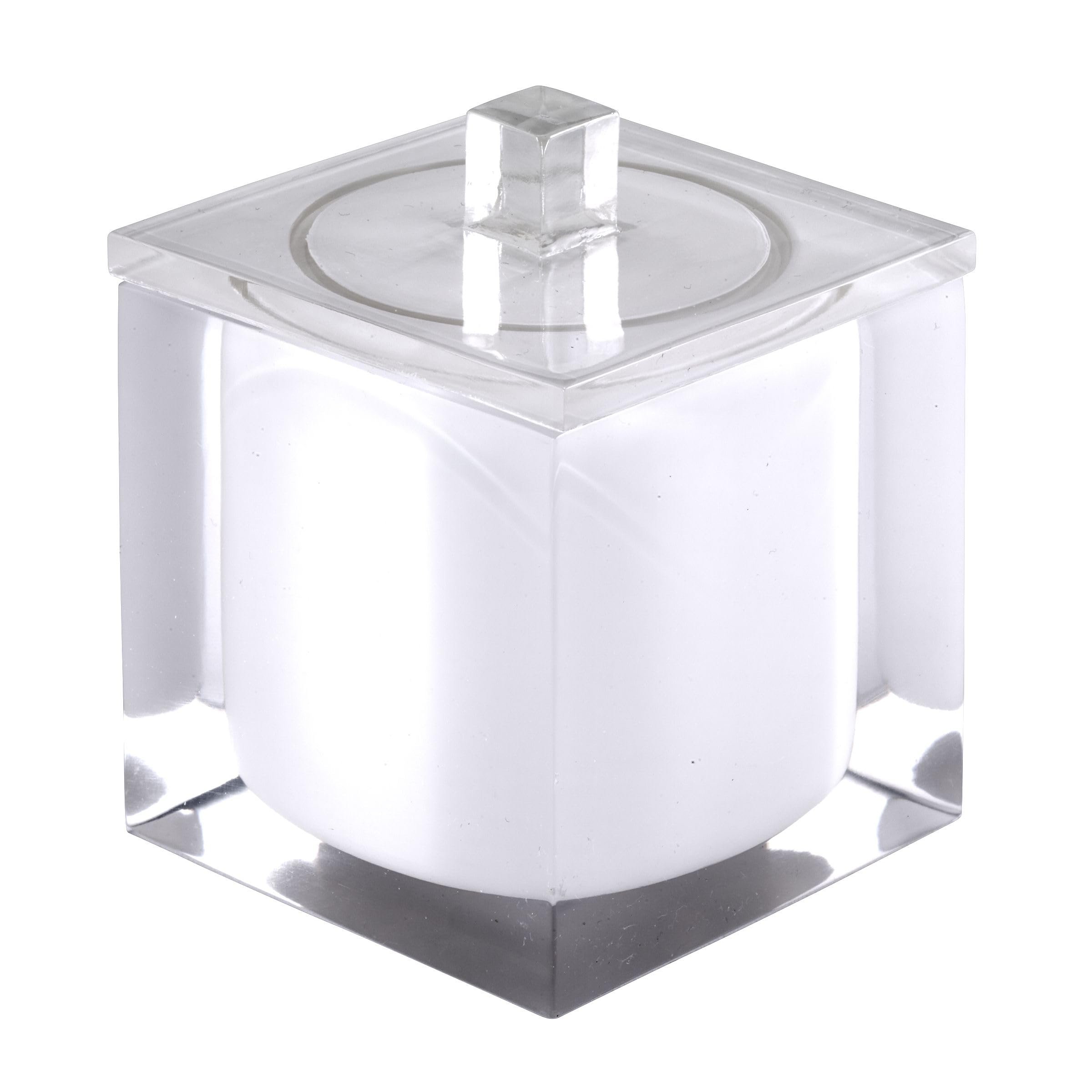 Izod - Soap Dish, Sleek Resin Countertop Accessories, Dorm Room Essentials, Modern Home Decor (Marina Collection, White)